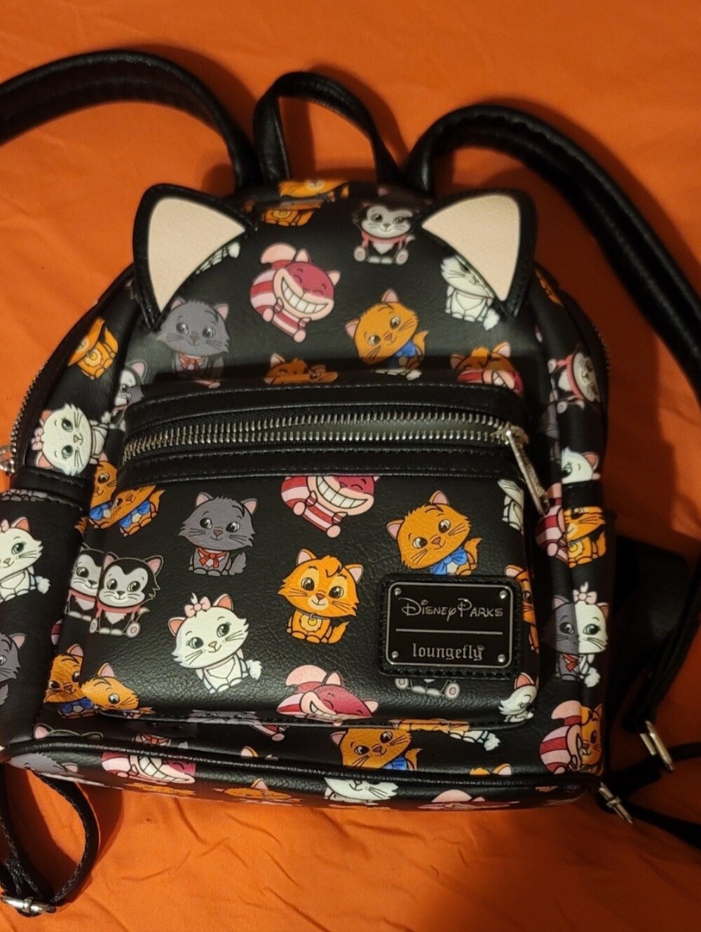 Loungefly x Disney Parks Black Chibi Cat  Mini Backpack